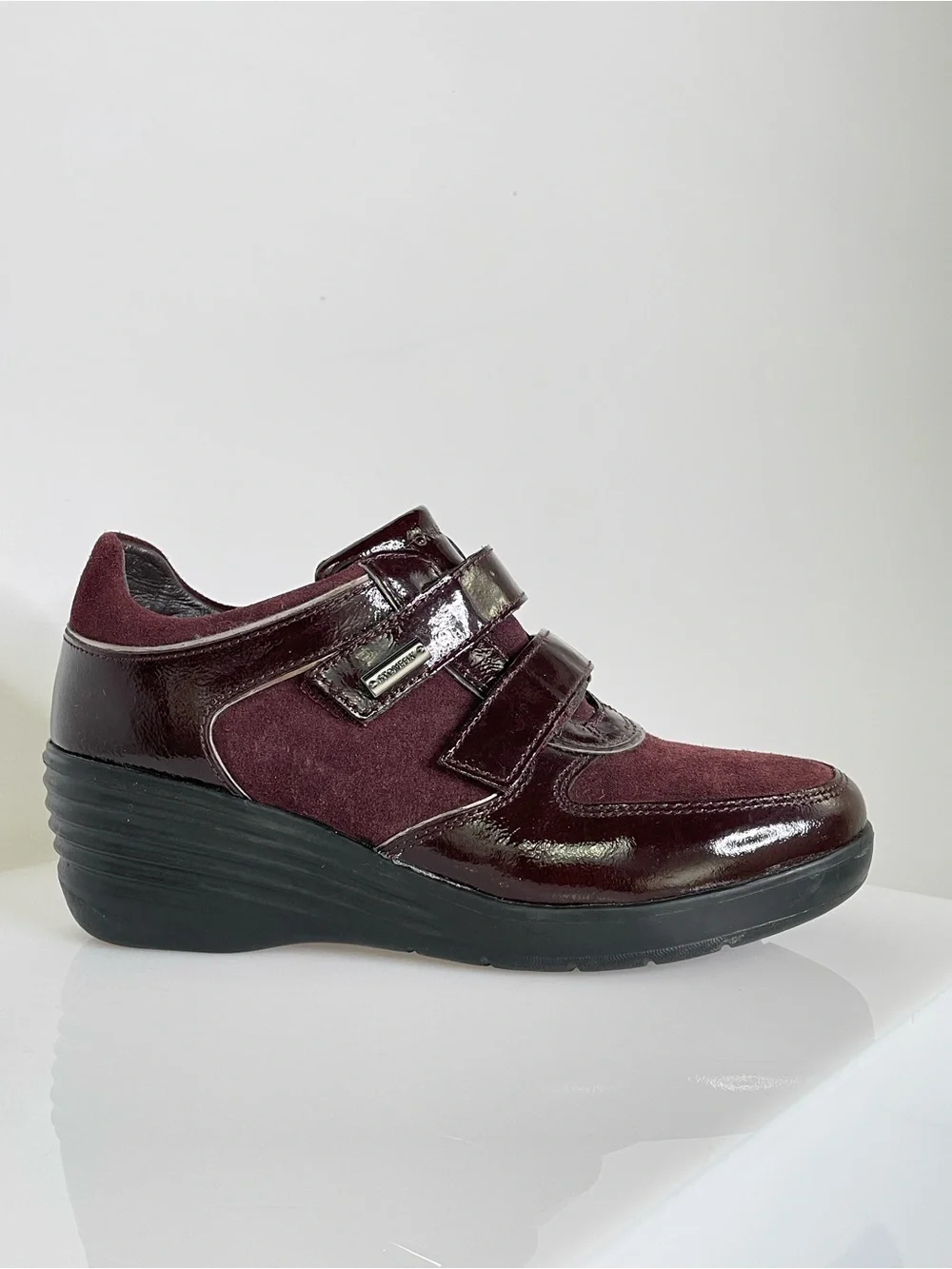 Shoes | Stonefly Suede Leather Sneaker | Comfort | Made in Italy | Burgundy 7
